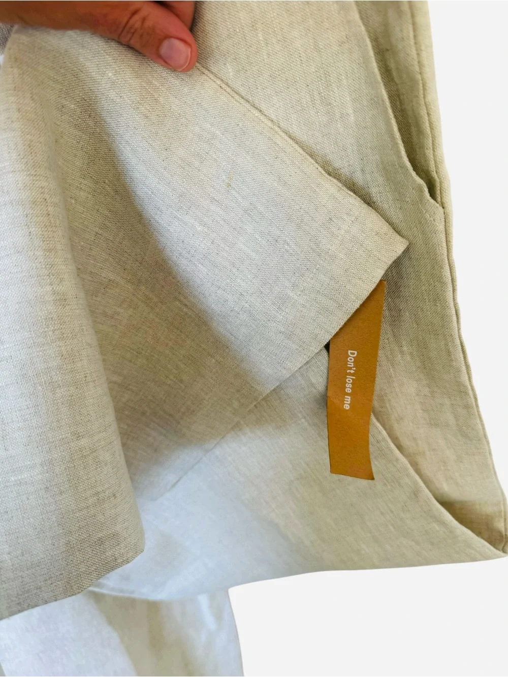 Reformation Vesta Pant High-Waist Wide Leg Linen trouser - oatmeal Sz 4